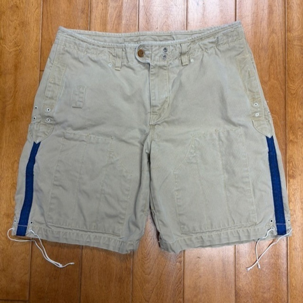 VTG Polo Ralph Lauren Men Shorts 36 Canvas Military Infantry Paratrooper Hunting